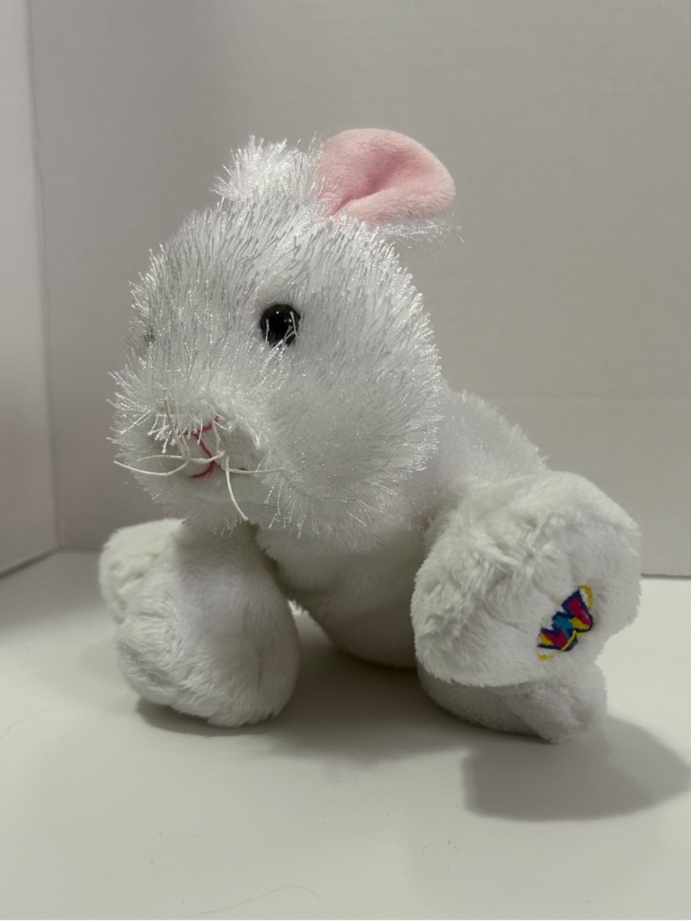 2/$25 🧸 Ganz Webkinz #HM078 WHITE BUNNY RABBIT Plush NO CODE
